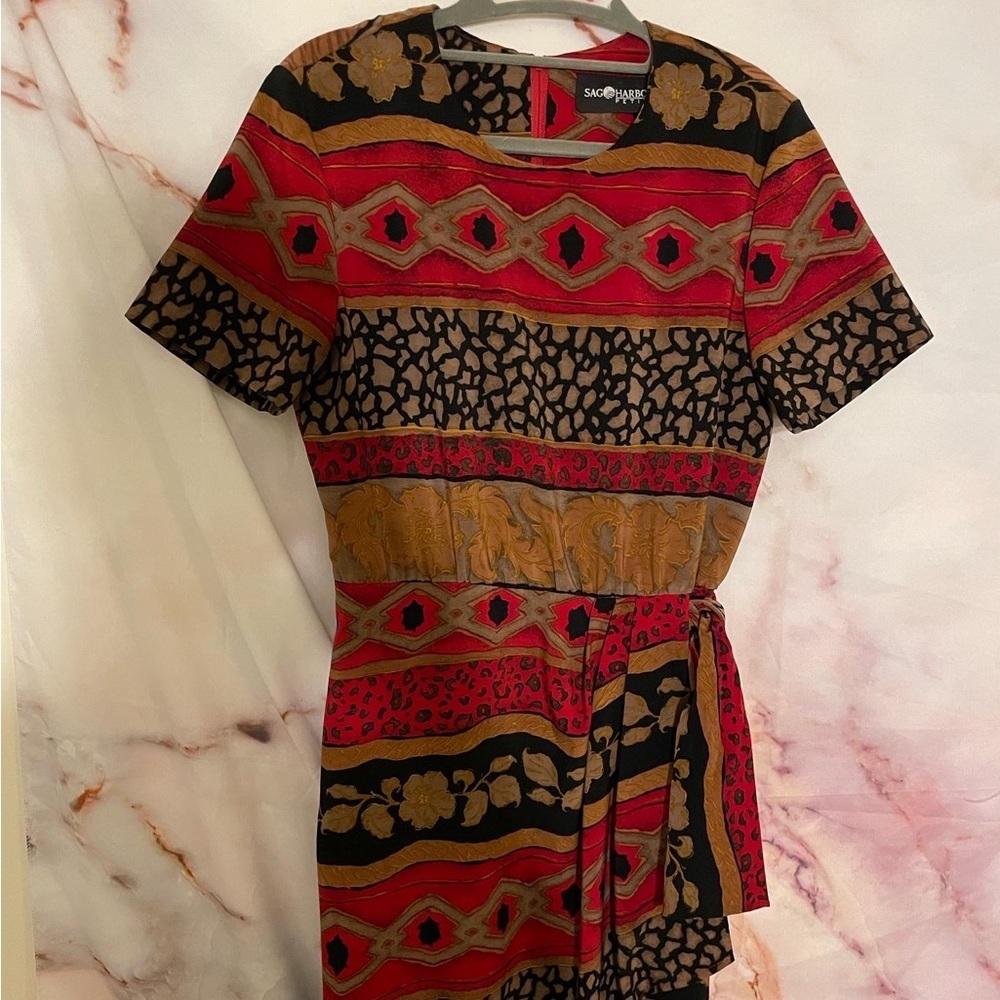 Vintage Sag Harbor Tribal Dress